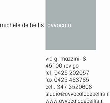logo studio legale de bellis